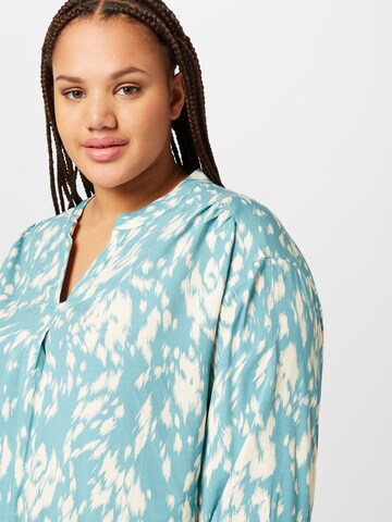 Fransa Curve Blouse 'KIRSTEN' in Blue