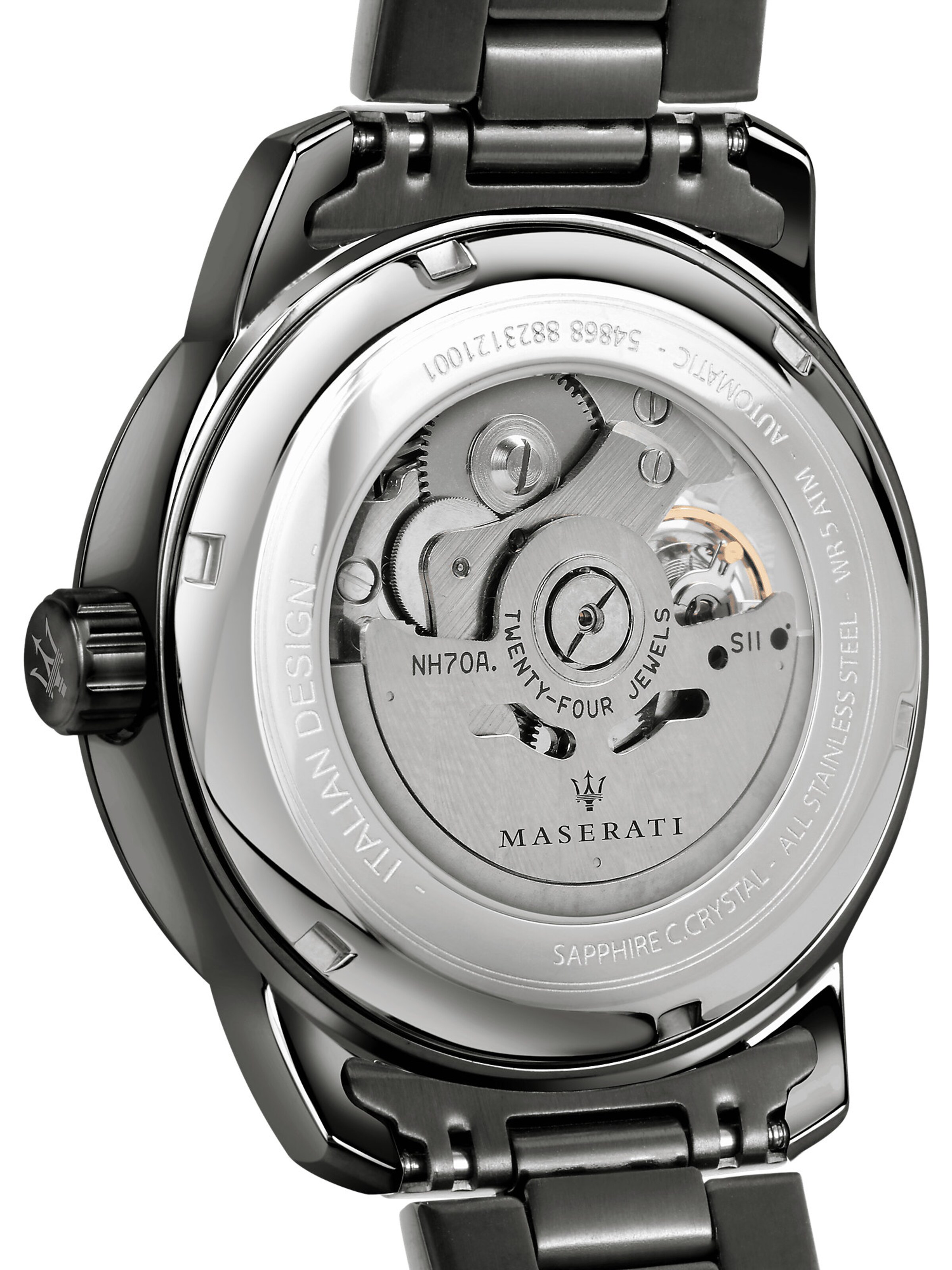 Maserati Uhr in Grau