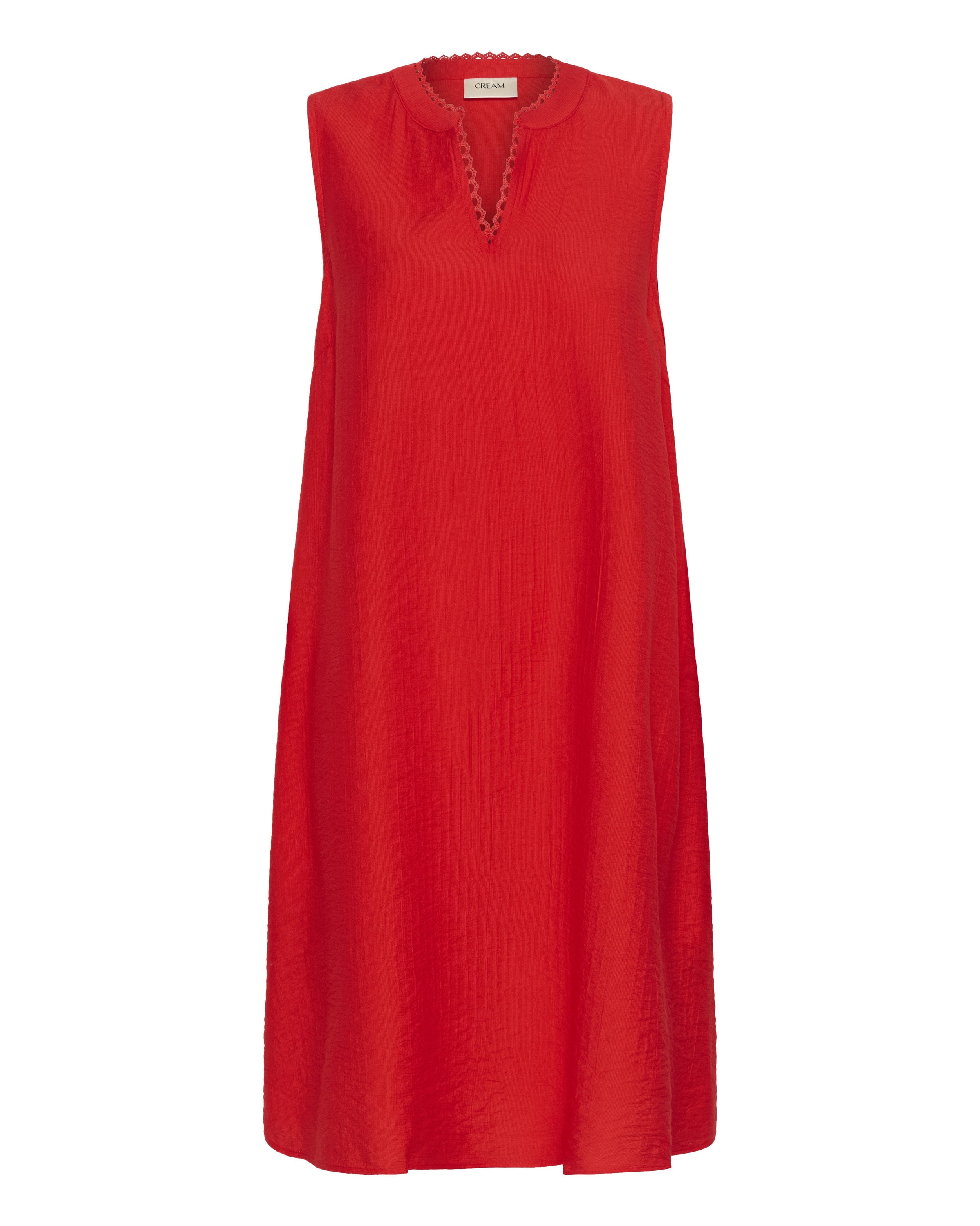 Cream Jurk 'CRLori' in Rood: voorkant