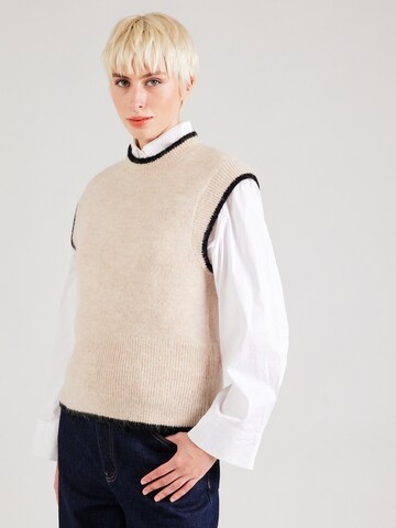 SELECTED Pullover 'SLFALVA' in Beige: Vorderseite