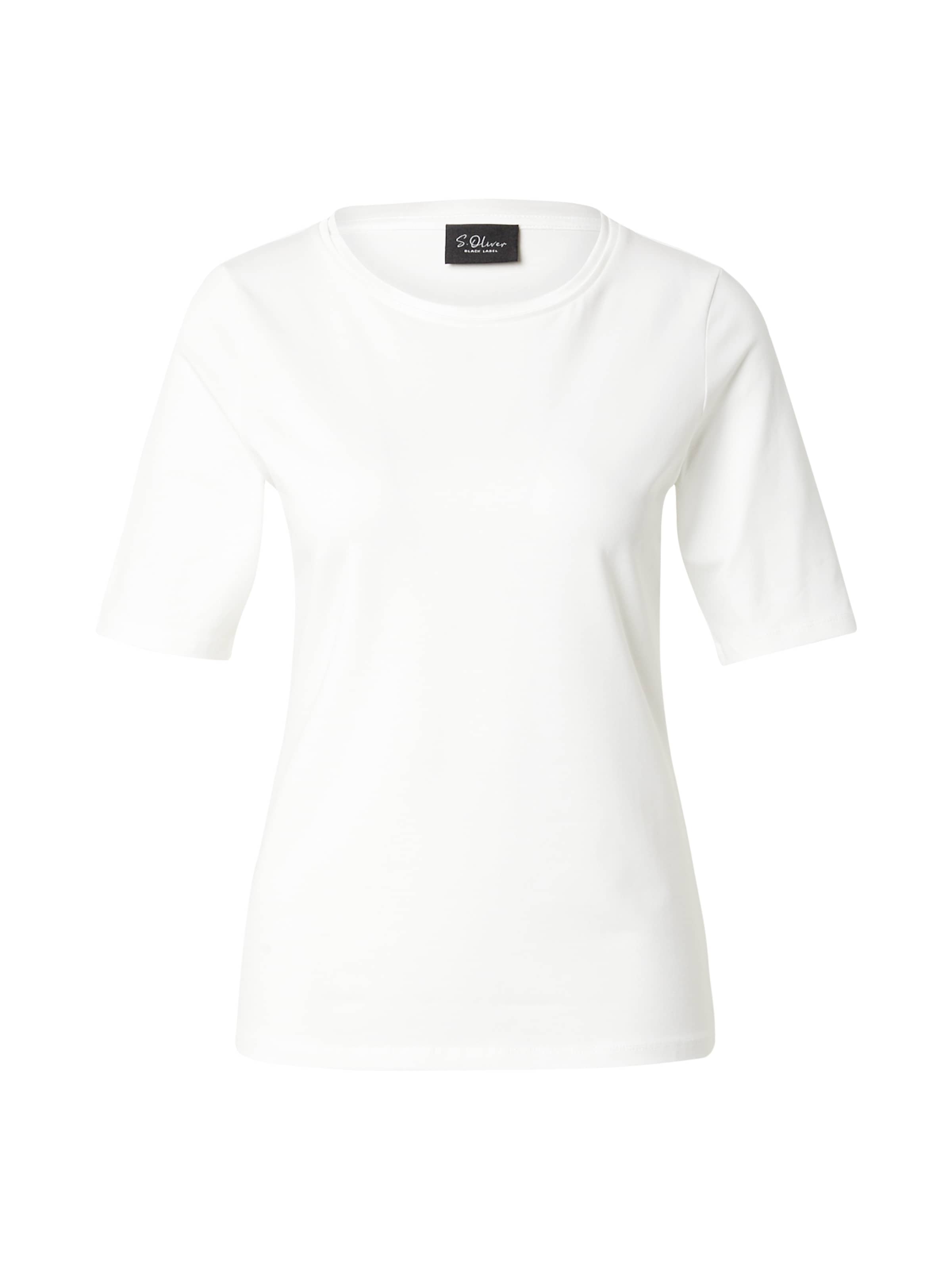 s.Oliver BLACK LABEL Tričko – bílá: přední strana