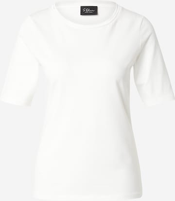 T-shirt s.Oliver BLACK LABEL en blanc : devant