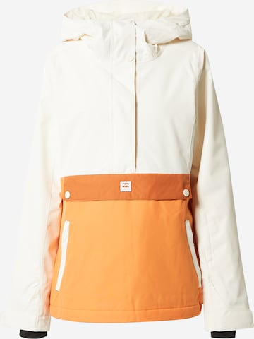 Veste outdoor BILLABONG en blanc : devant