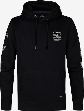 Petrol Industries Sweatshirt 'Hubbard' in Zwart: voorkant