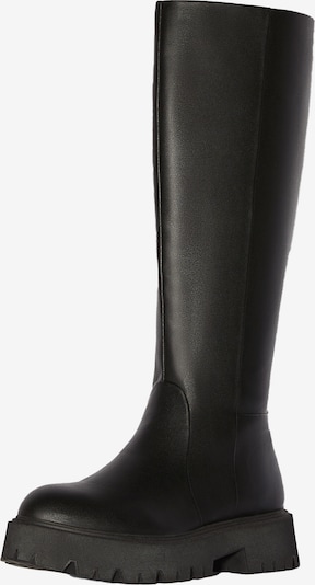 Bershka Bottes en noir, Vue avec produit