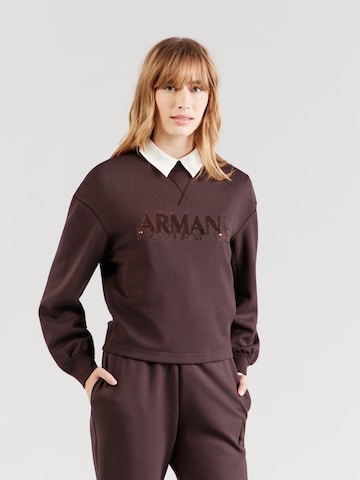 ARMANI EXCHANGE Mikina - Červená: predná strana