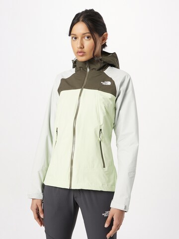 THE NORTH FACE Outdoorjas 'STRATOS' in Groen: voorkant