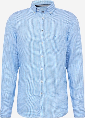 FYNCH-HATTON - Slim Fit Camisa em azul: frente