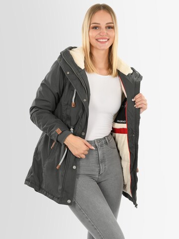 NAVAHOO Winterjacke in Grau: Vorderseite
