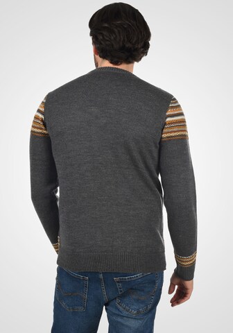 INDICODE JEANS Strickpullover 'Lurdes' in Grau