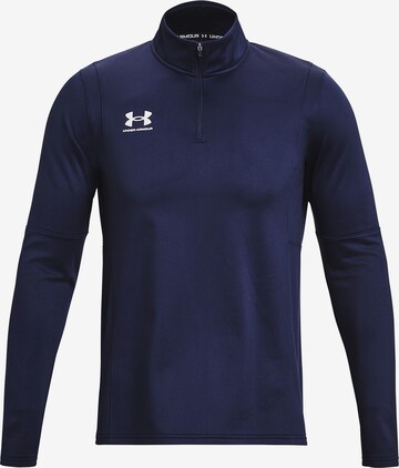 T-Shirt fonctionnel 'Challenger' UNDER ARMOUR en bleu : devant