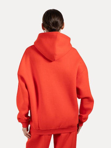 Smilodox Lyanna Basic Zipper Hoodie in Rot