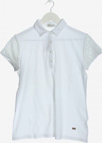 Henry Cotton's Polo-Shirt L in Weiß: predná strana