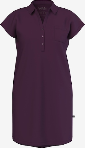 Chemise de nuit Ulla Popken en rouge : devant
