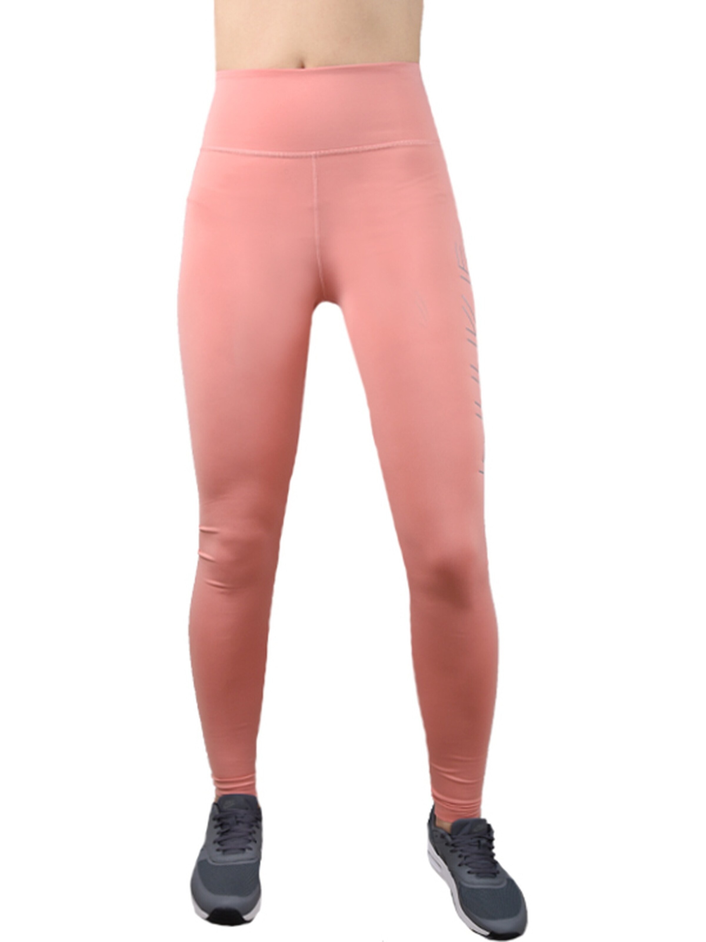 NIKE Skinny Leggings 'Nike Swoosh Pink' in Pink: front
