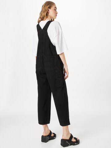 Monki Regular Jean Overalls in Black