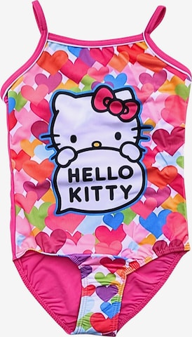 HELLO KITTY Swimsuit 'Hello Kitty' in Pink: front