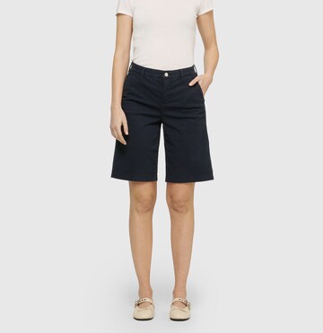 MAC Wide Leg Shorts in Blau: Vorderseite