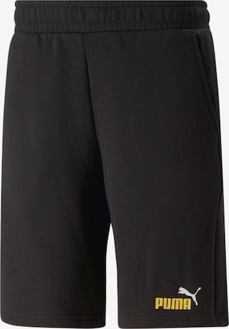 PUMA Workout Pants in Black: front