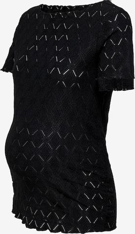 Only Maternity - Camiseta 'OLMJunila' en negro: frente
