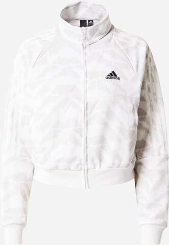 ADIDAS SPORTSWEAR Μπουφάν άσκησης 'Tiro Suit Up Lifestyle' σε γκρι: μπροστά