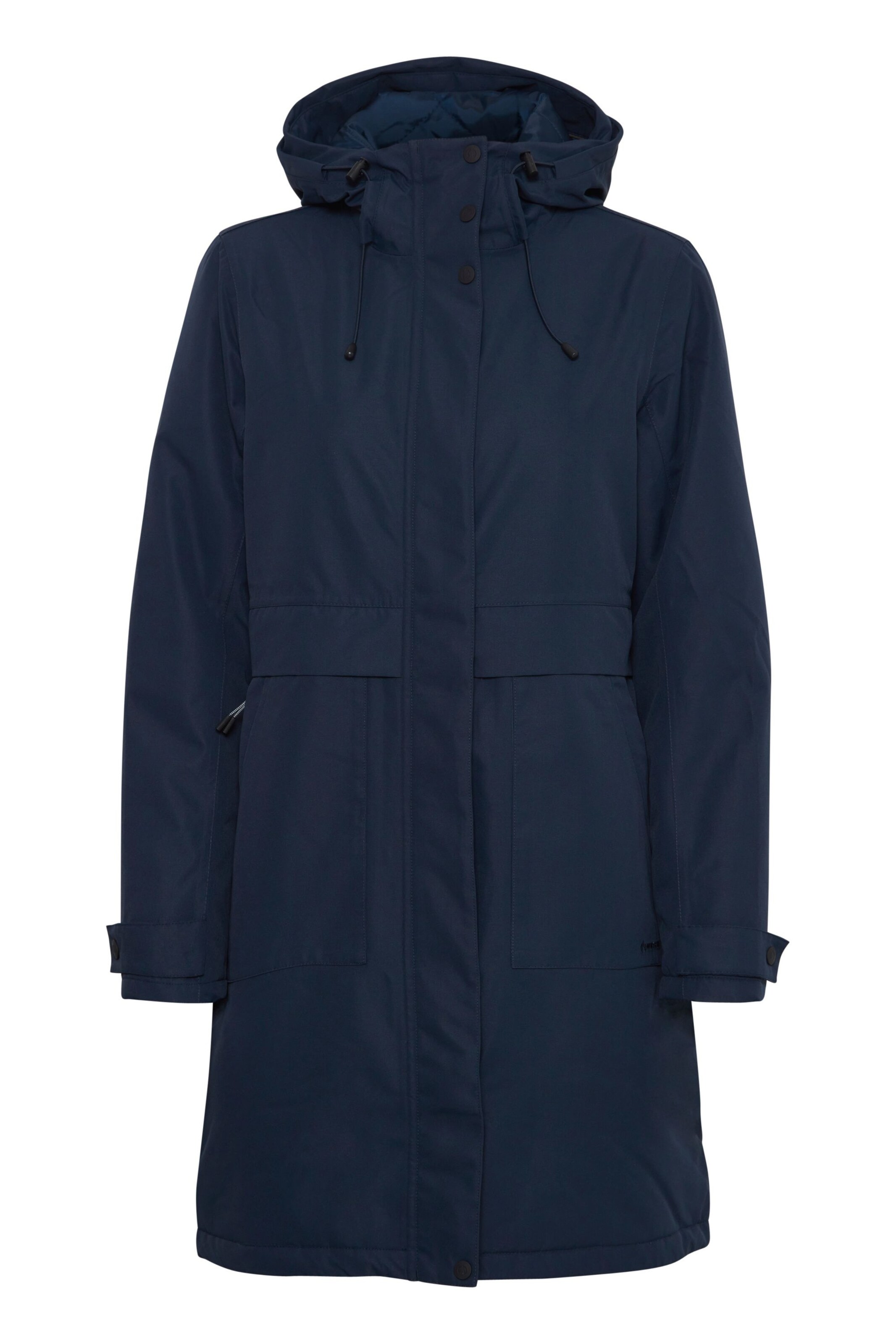 North Bend - Sobretudo outdoor 'Malika' em azul: frente