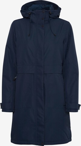 North Bend Winter Parka 'Malika' in Blue: front