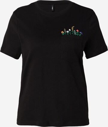ONLY Shirt 'POLLY' in Black: front