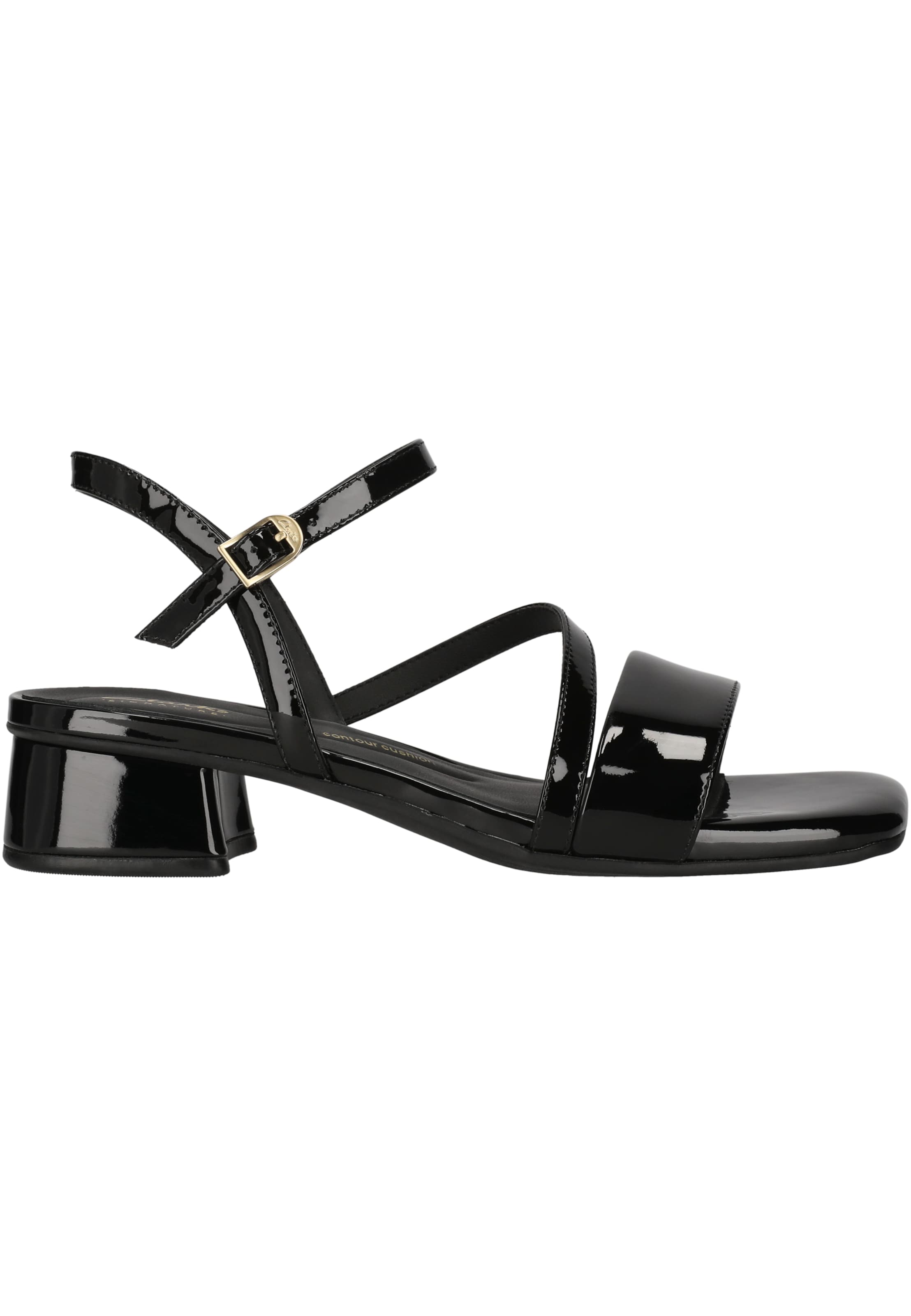 CLARKS Strap sandal 'Serina36' in Black