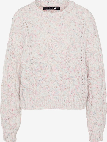 Vero Moda Petite Neulepaita 'VMZENA' värissä beige: etupuoli