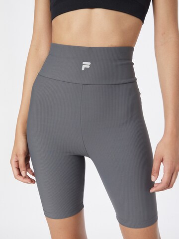 FILA Skinny Workout Pants in Grey