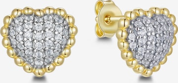 Pure Schmuck Oorbellen 'Lady Heart Ohrringe Bridgerton' in Goud: voorkant