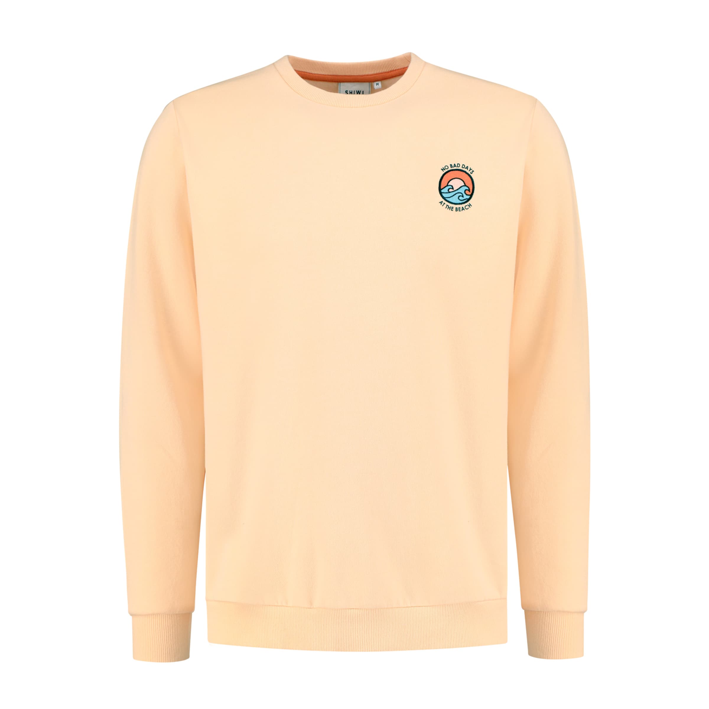 Shiwi Sweatshirt 'No Bad Days' in Orange: Vorderseite