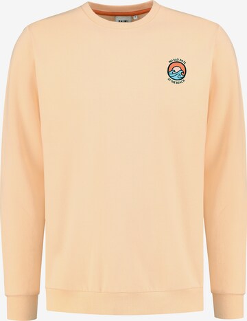 Shiwi Sweatshirt 'No Bad Days' in Orange: front