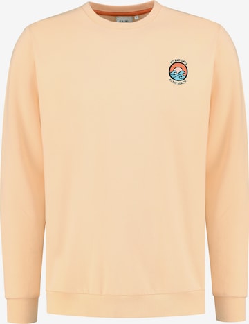 Shiwi Sweatshirt 'No Bad Days' in Orange: front