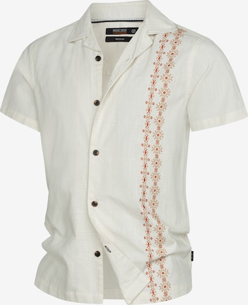INDICODE JEANS Overhemd 'Cotta' in Wit: voorkant