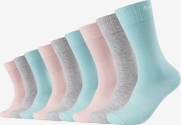 Chaussettes SKECHERS en bleu : devant