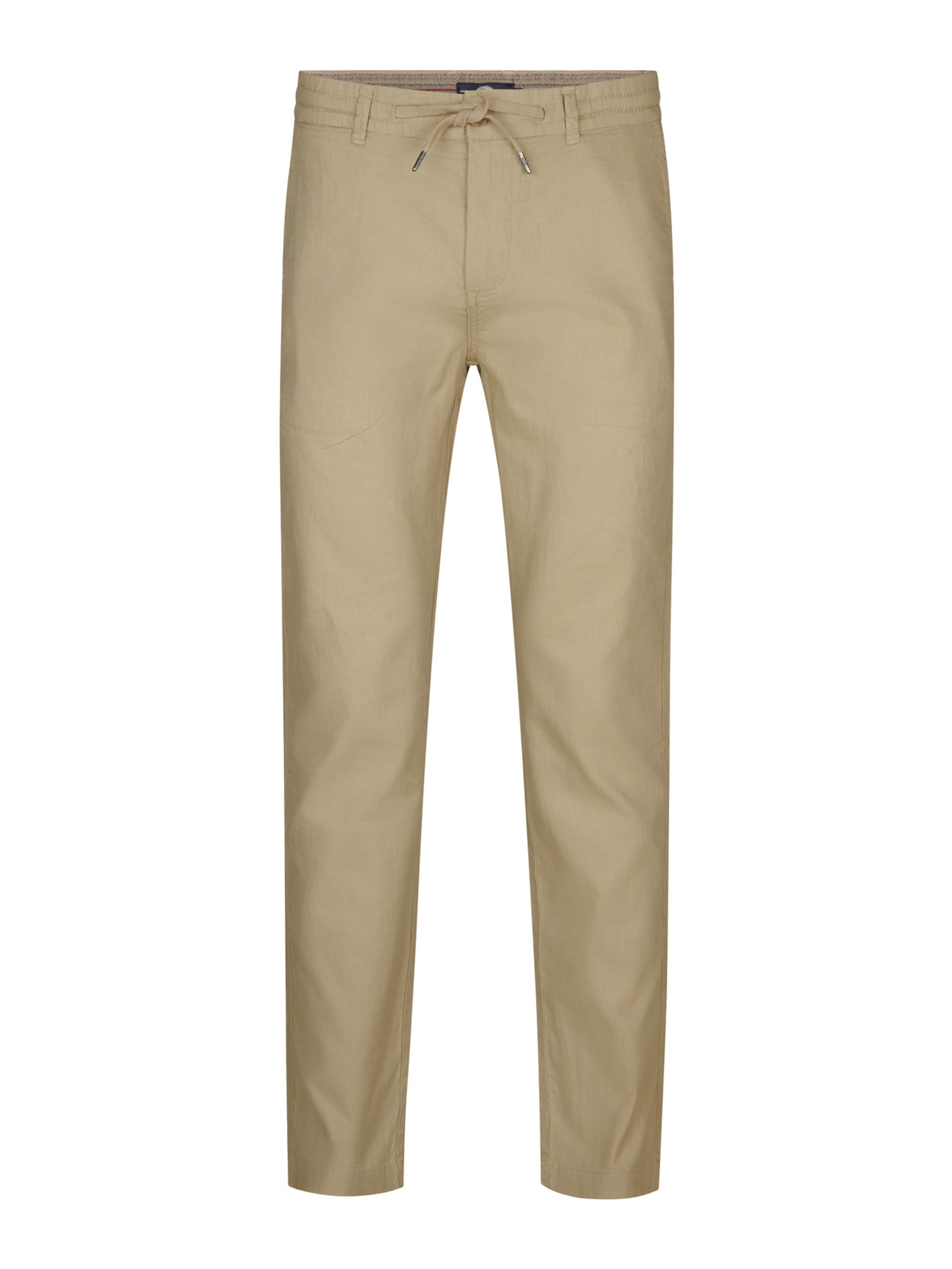 Petrol Industries Обычный Брюки-чинос в Бежевый: спереди