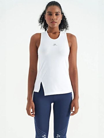 Tommy Life - Top desportivo em branco: frente