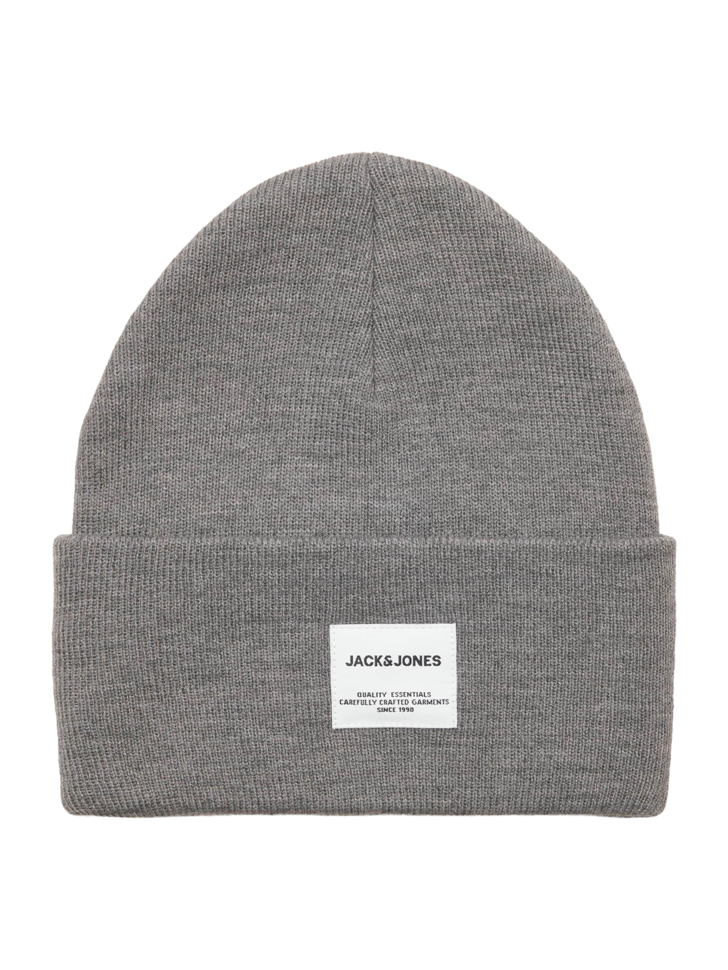 Jack & Jones Junior Beanie in Grey: front