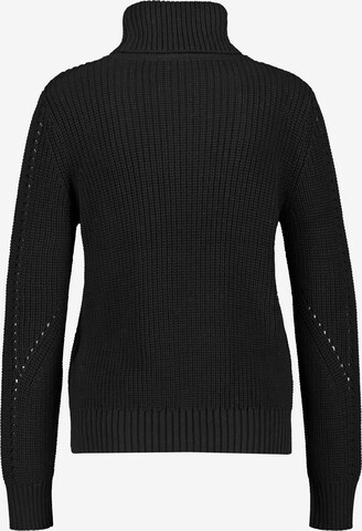 TAIFUN Pullover (GOTS) in Schwarz