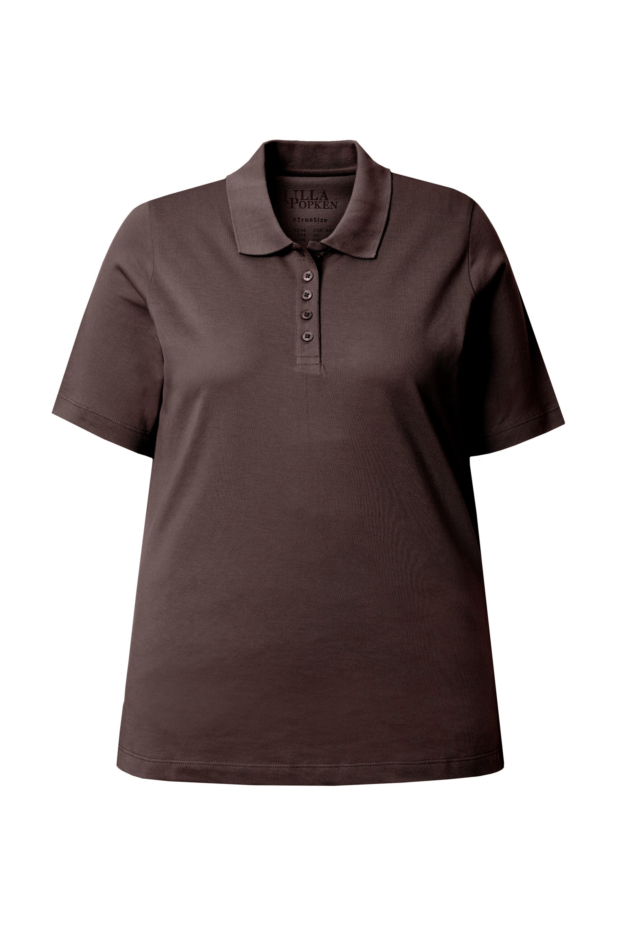 Ulla Popken Shirt in Braun: Vorderseite