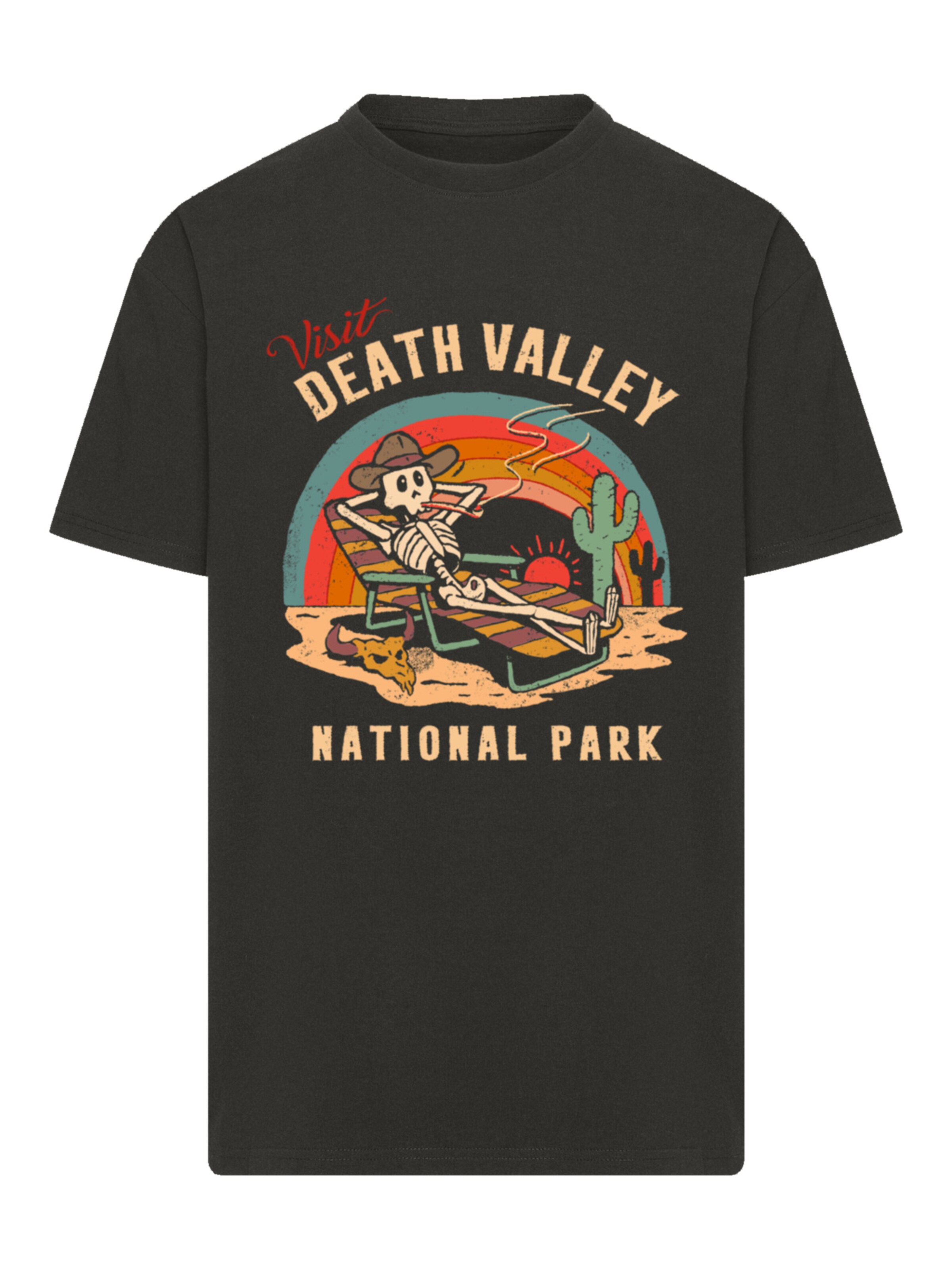 T-Shirt F4NT4STIC en noir : devant