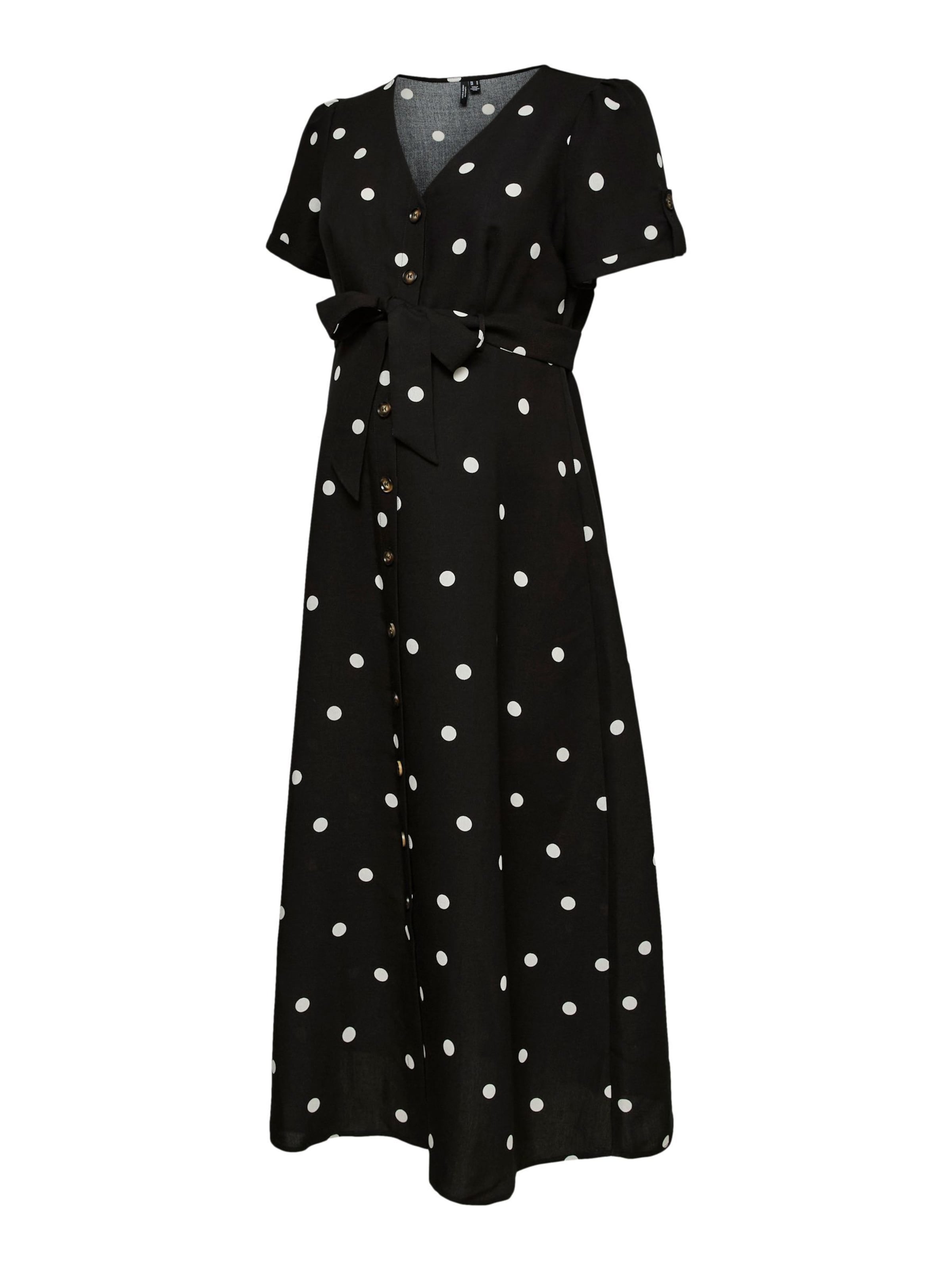 Vero Moda Maternity Kjole 'VMMJoan' i sort / hvid, Produktvisning