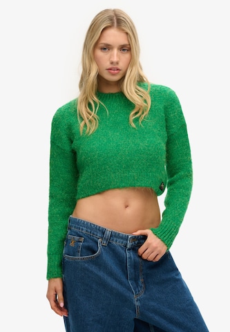 Pull-over Superdry en vert : devant