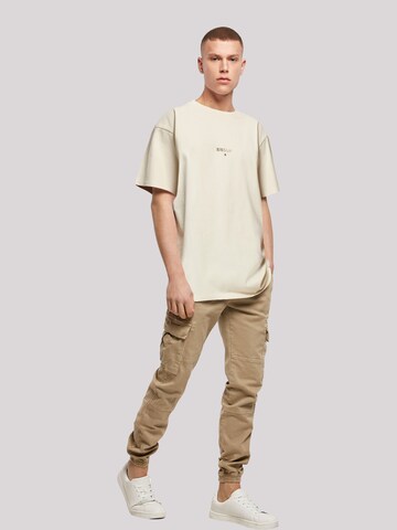 T-Shirt 'Japanese And Dragon Fire' F4NT4STIC en beige