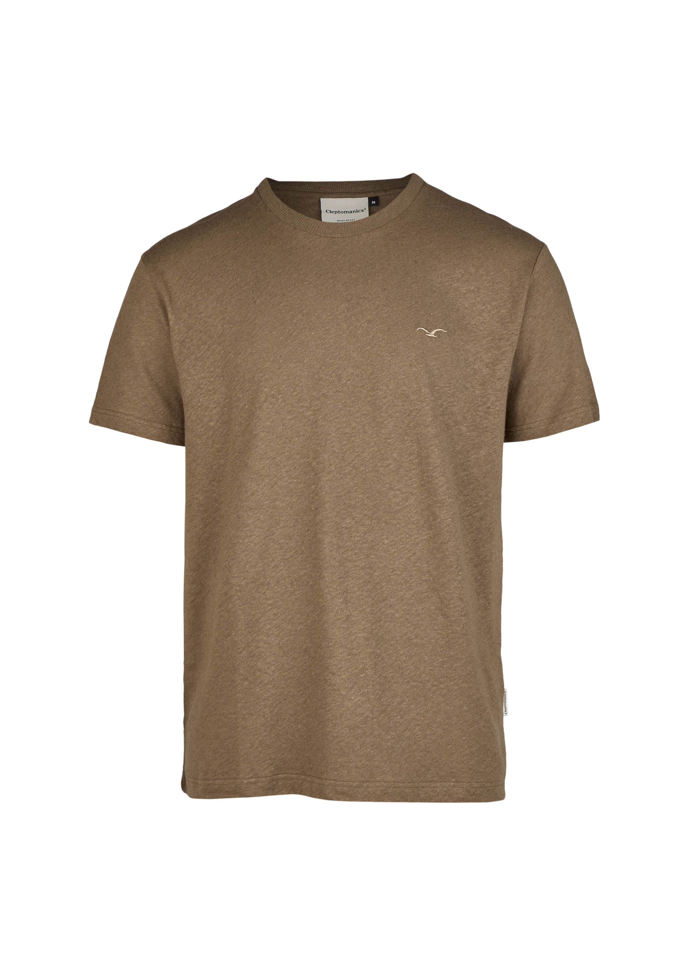 Cleptomanicx Shirt 'Ligull Summer' in Brown: front
