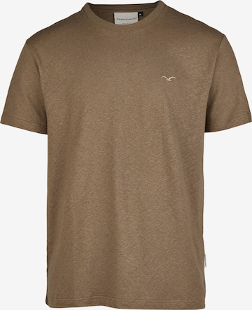 Cleptomanicx Shirt 'Ligull Summer' in Brown: front