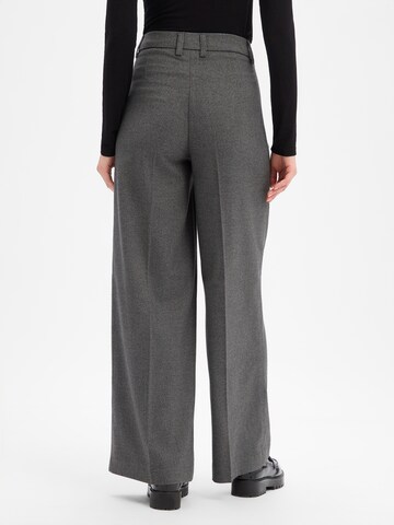 Loosefit Pantalon Marie Lund en noir