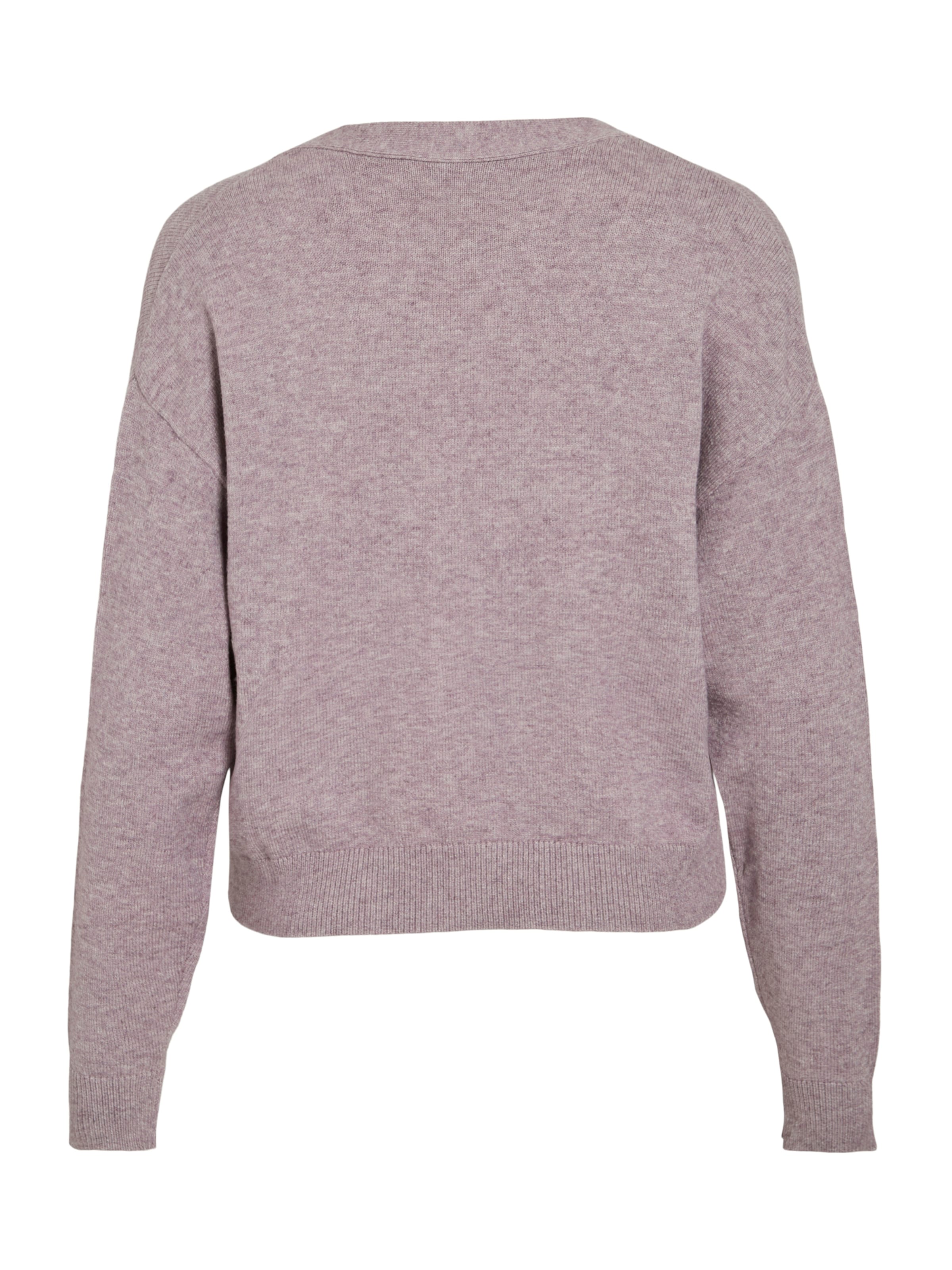 VILA Knit Cardigan 'VIRIL' in Purple